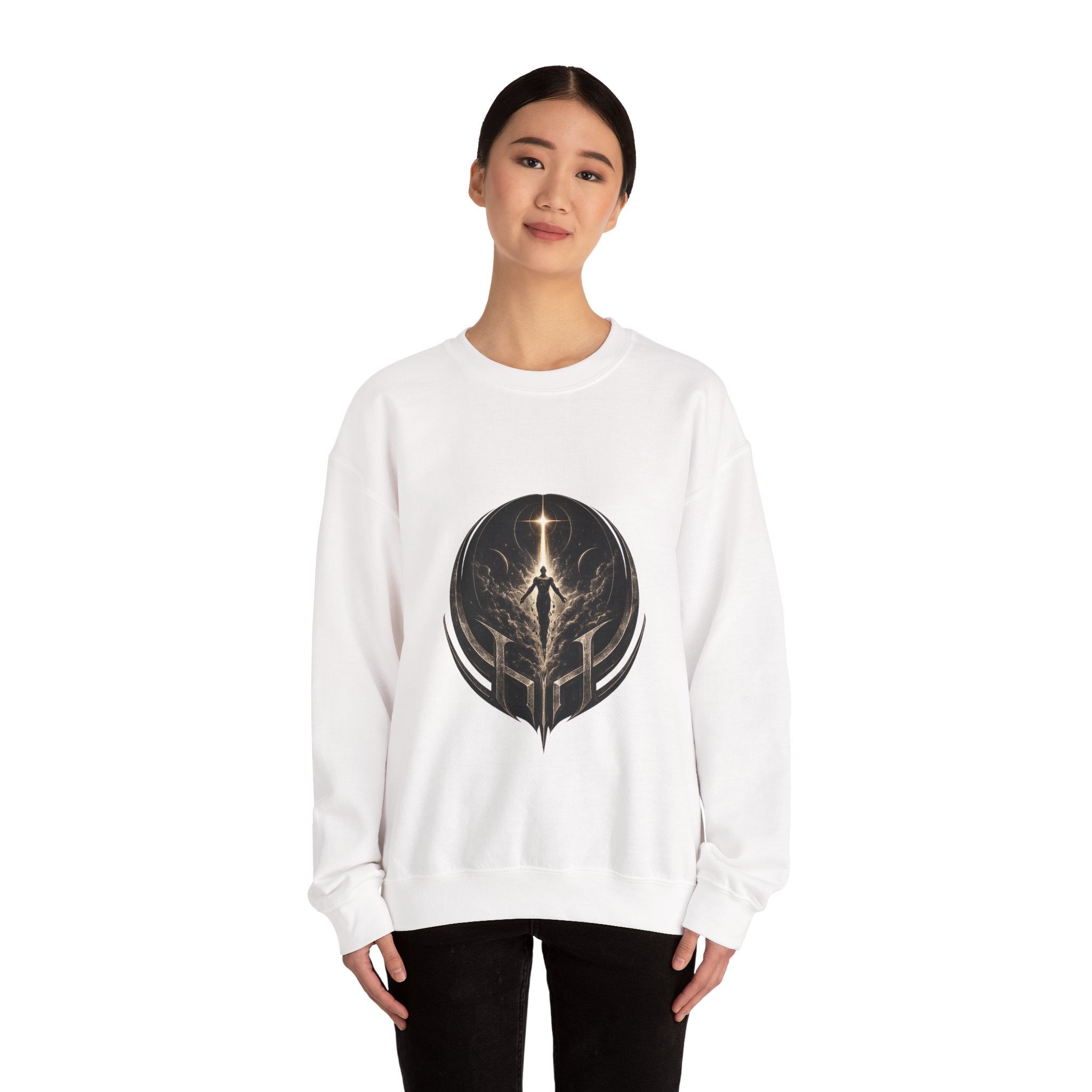 Elysian Emblem Crewneck Sweatshirt - Mythic Light Graphic