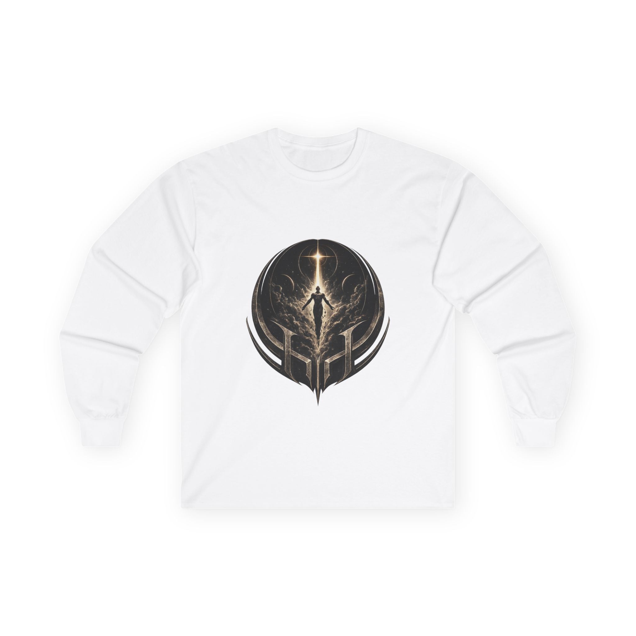 Ascending Improvement Long Sleeve Tee — Gym & Gaming Motivational Shirt